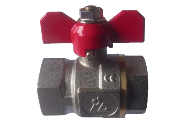 Kulový kohout s motýlem FF 