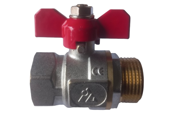 Kulový kohout s motýlem MF 