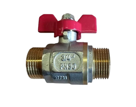 Kulový kohout s motýlem MM