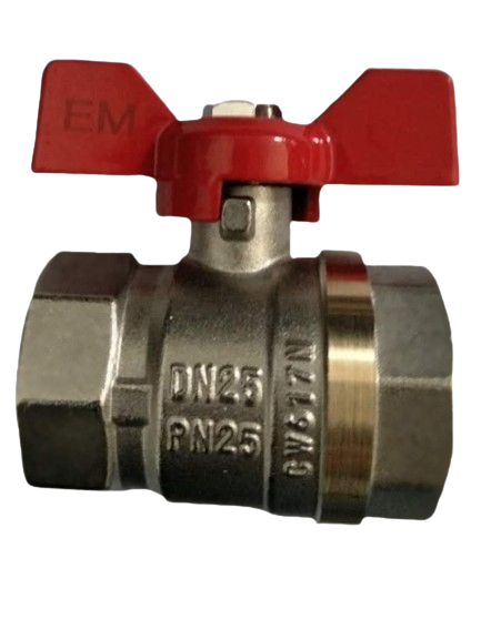 Kulový kohout s motýlem FF