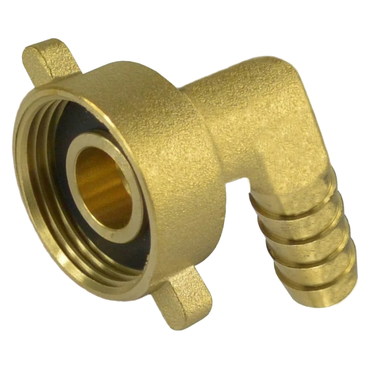 Mosazný hadičník s převlečnou matkou 3/4"x14mm - Rohový