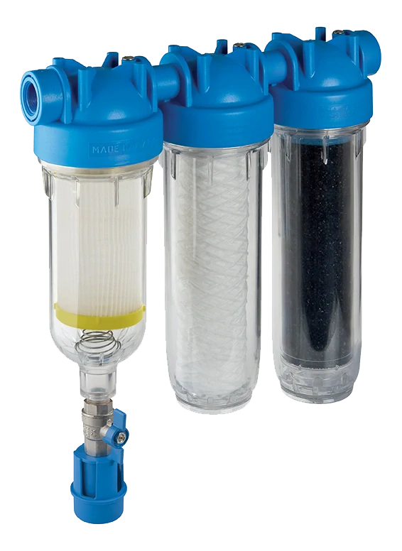 Vodní filtr HYDRA TRIO 1" RSH 50mcr + LA + FA 25mcr 8BAR