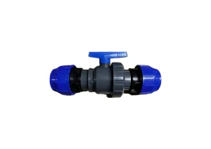 PE Uzavírací kohout 90 mm, svěrná spojka na polyetylen