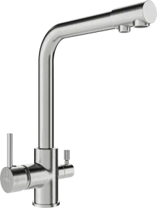 Mexen Duero trojcestná kuchyňská baterie, inox (chrom)