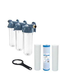 Vodní filtr IZZI 10" - TRIO G1" - SET pro řádovou vodu 