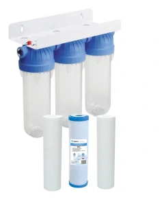Vodní filtr FS3 ENTRY TRIO / EMI (3/4") 8 BAR, 30°C pro filtraci řádové vody, včetně filtračních patron