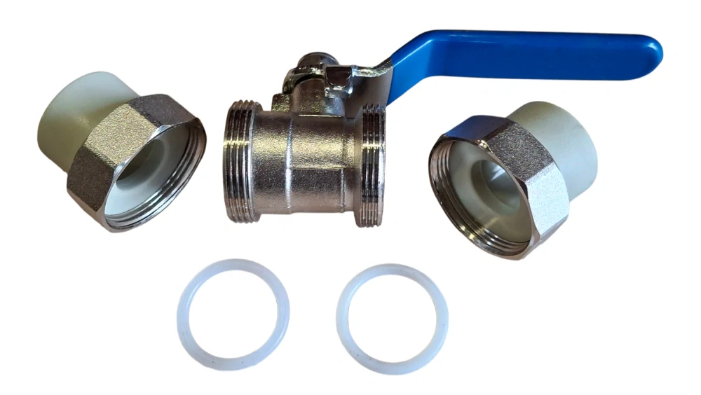 PPR Kulový kohout 20mm s varným rozebíratelným šroubením