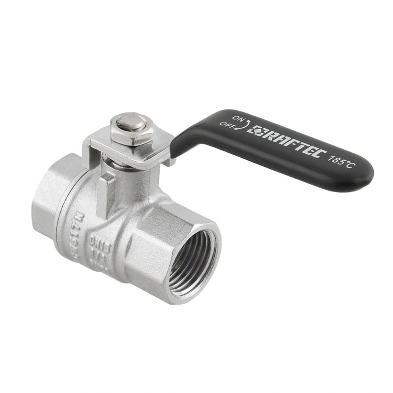 Kulový kohout páka 6/4" FF - PN30 s ucpávkou