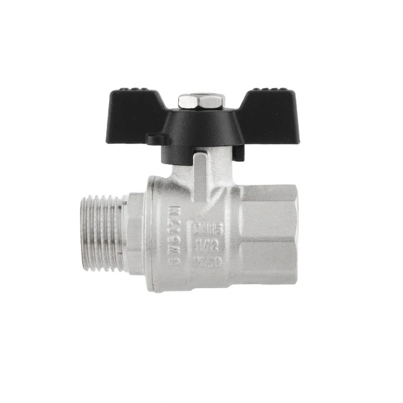 Kulový kohout motýl 3/4" MF - PN40 s ucpávkou