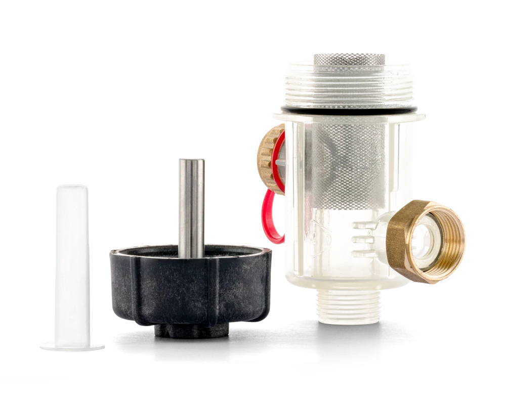 Kompaktní magnetický odkalovač 3/4" - ASTRO MINI P průhledný