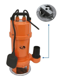 AquaCup SHREDD 1100 QG s řezacím nožem Kalové čerpadlo 230V 1,1kW 300l/min 16m