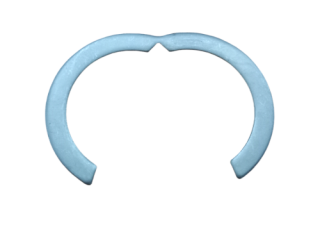 Dělený přítlačný kroužek pro vlnovec 1"