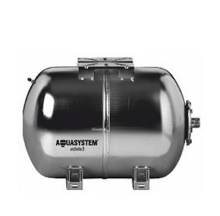 Aquasystem AHX18 Tlaková nádoba nerezová AISI304 horizontální 18l EPDM 10bar 1“
