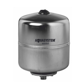 Aquasystem AX8 Tlaková nádoba nerezová AISI304 vertikální 8l EPDM 10bar 3/4“