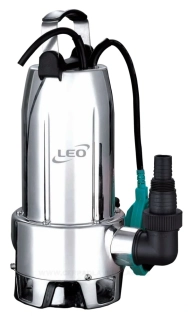 Leo LKS-1008SW ponorné kalové čerpadlo 230V 1kW, kabel 10m