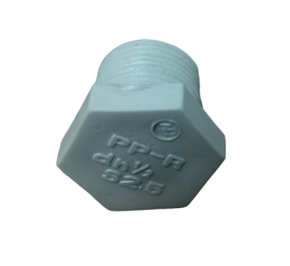 PPR montážní zátka 1/2" - krátká